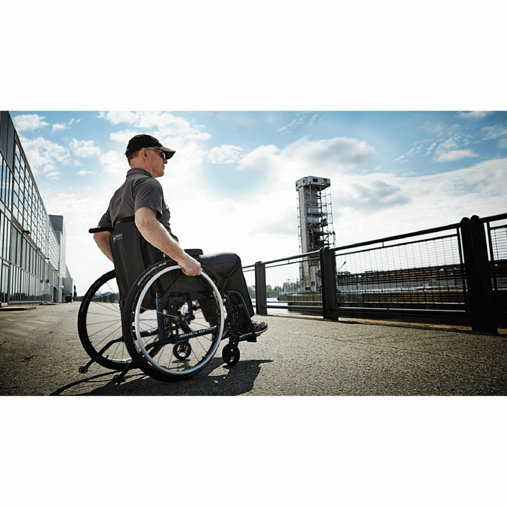 Motion Composites HELIO A7 Folding Manual Wheelchair Recare