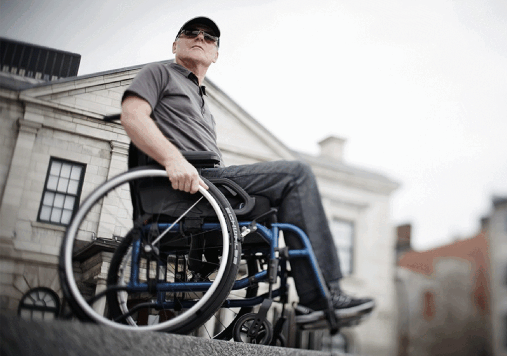 Helio Motion Composites wheelchair