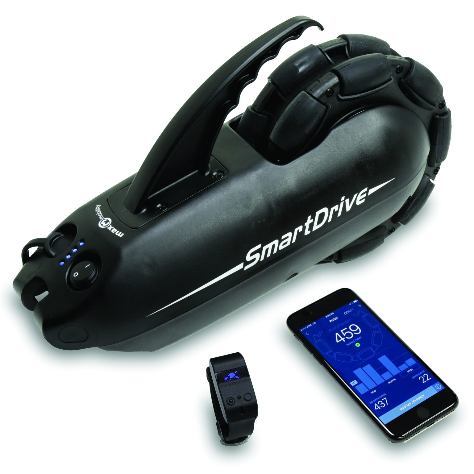 SmartDrive MX2+ Manual Wheelchair Power AddOn by Permobil Recare
