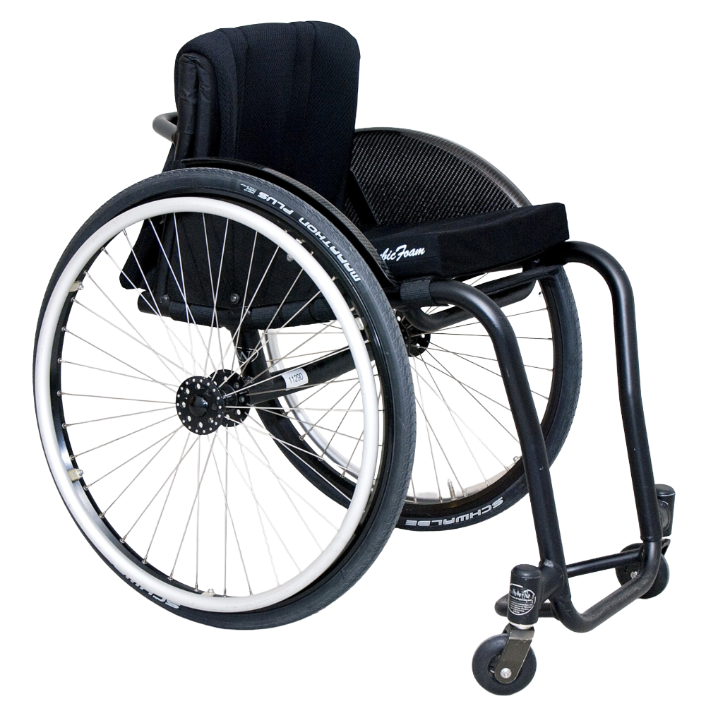 Wolturnus Tukan Wheelchair_Black_Hero