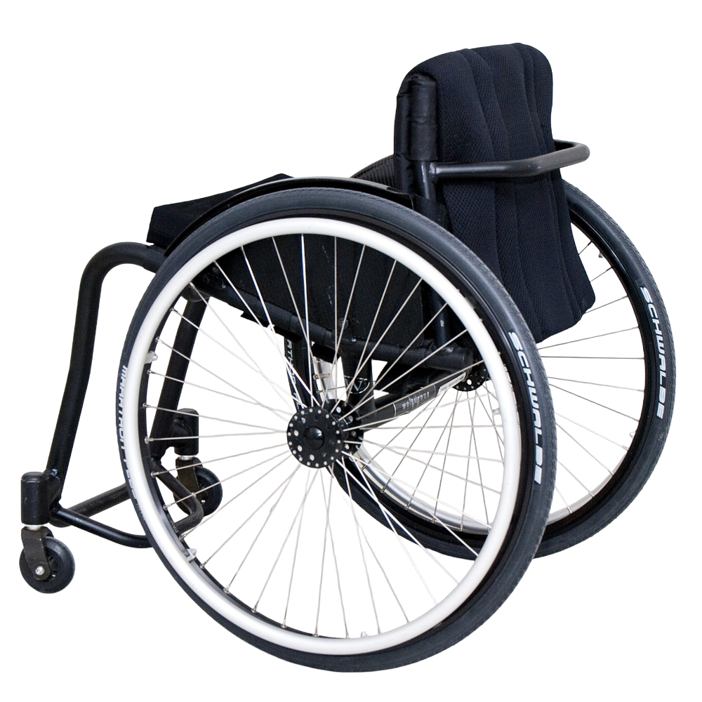 Wolturnus Tukan Wheelchair_Black_Siver