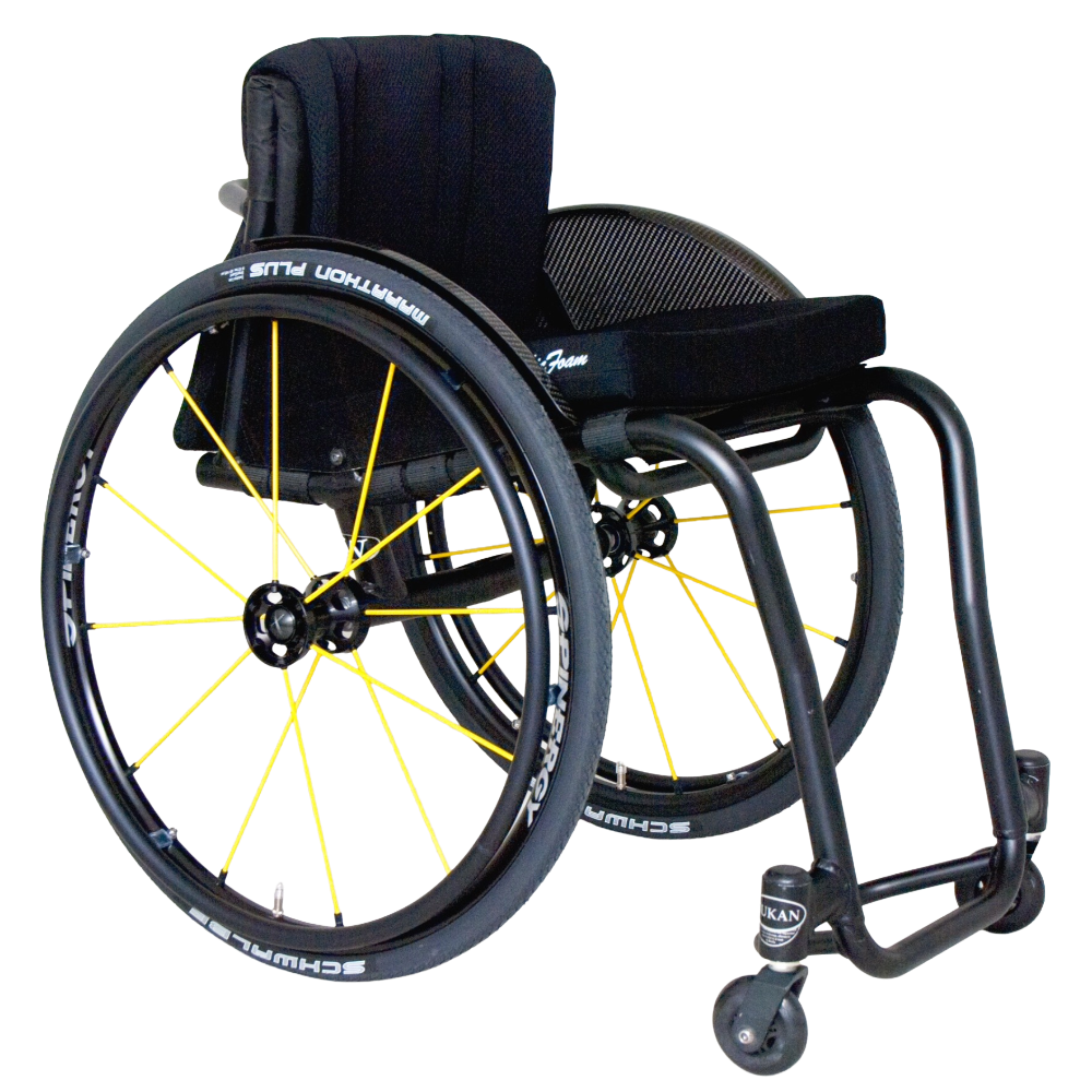 Wolturnus Tukan Wheelchair_Black_Yellow