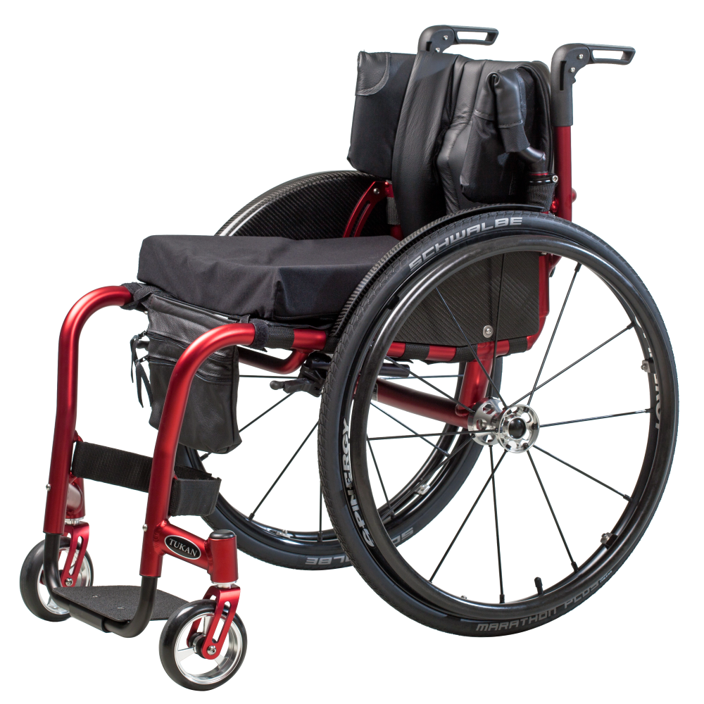 Wolturnus Tukan Wheelchair_Red_Hero