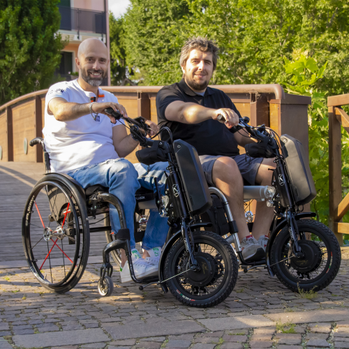 Wheelchair handbikes