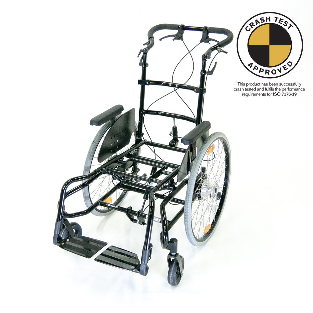 Ottobock Dino Specialist Seating Wheelbase Self-Propel Black_Crash-Tested