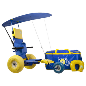 Neatech JOB Beach Wheelchair complete with accessories