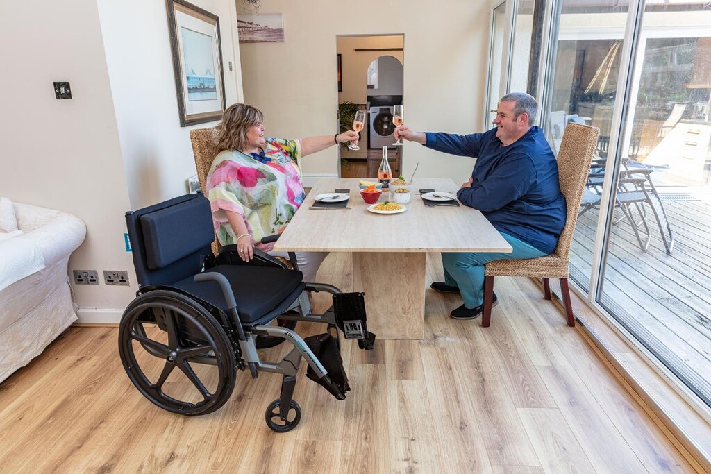 Invacare Action Ampla Bariatric Wheelchair - Lifestyle image