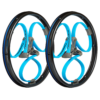 Blue Coloured Classic Loopwheels Wheelchair Suspension Wheels