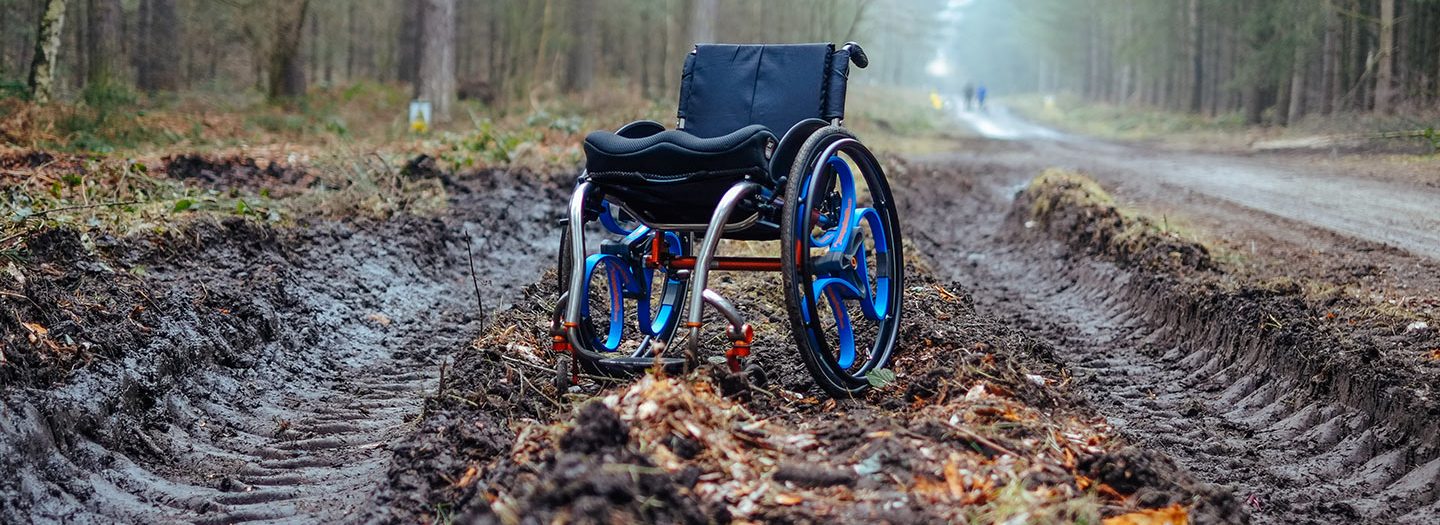 Classic Coloured Outdoors Loopwheels Suspension Wheelchair Wheels