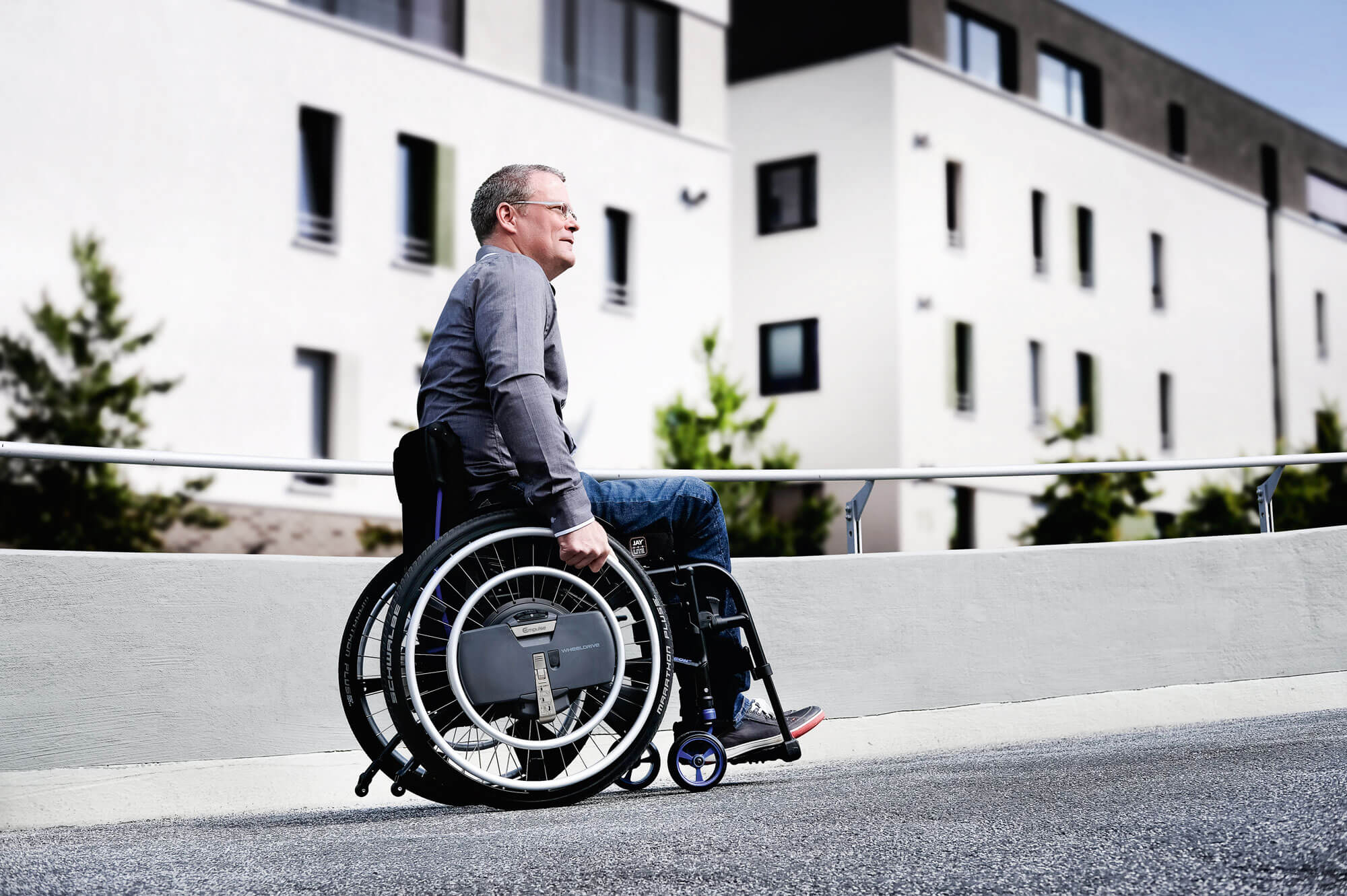 Empulse Wheeldrive Wheelchair Power Add-On Wheels 7