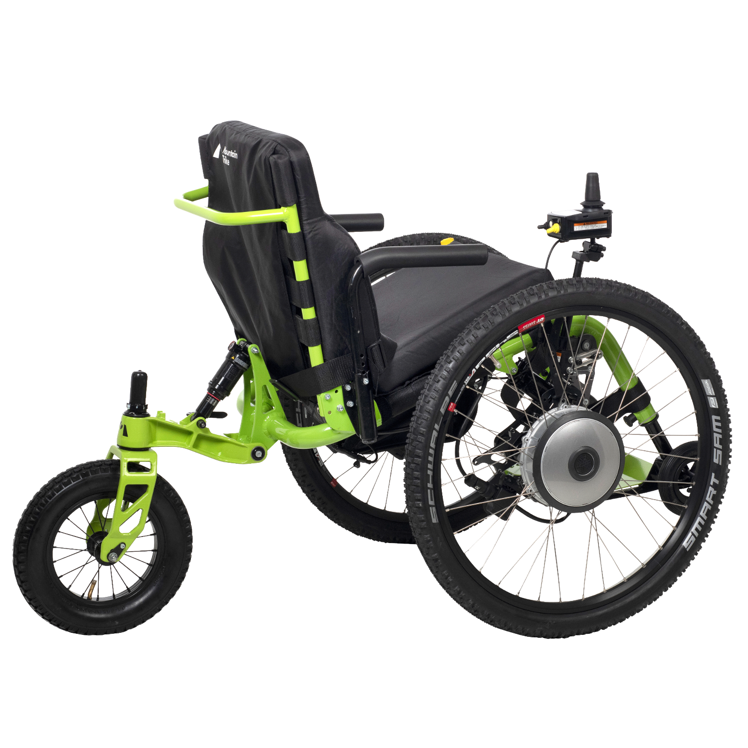 SDMotion Trike All-terrain Powerchair in green - Side view