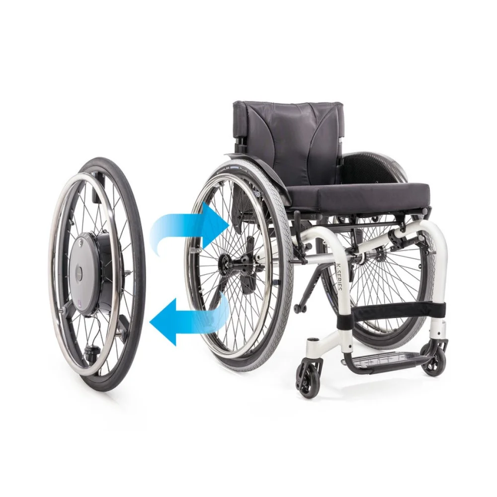 Alber e-motion M25 wheelchair power assist_Change Wheels