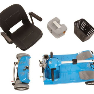 Rascal Lightweight Rascal Luxe Premium Lightweight Mobility scooter - Recare
