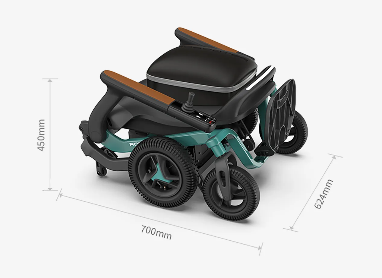 Robooter E40 Folded Dimensions