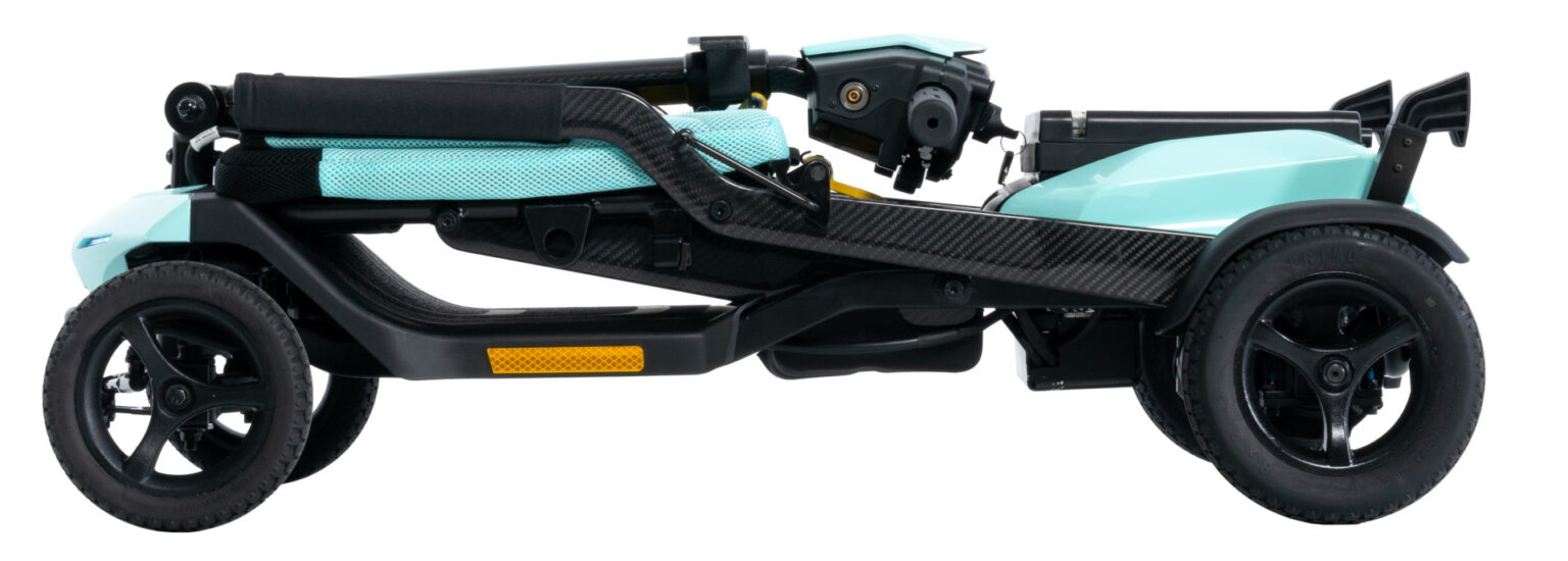 GoGo Super Portable Pride Mobility Scooter_Mint_Folded