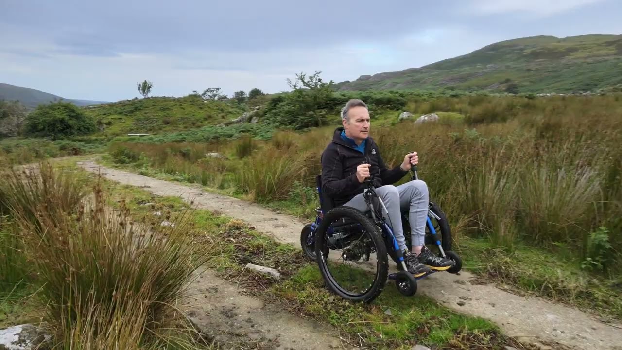 Mountain Trike eTrike All-Terrain Powered Wheelchair_Lifestyle Outdoors Mountain