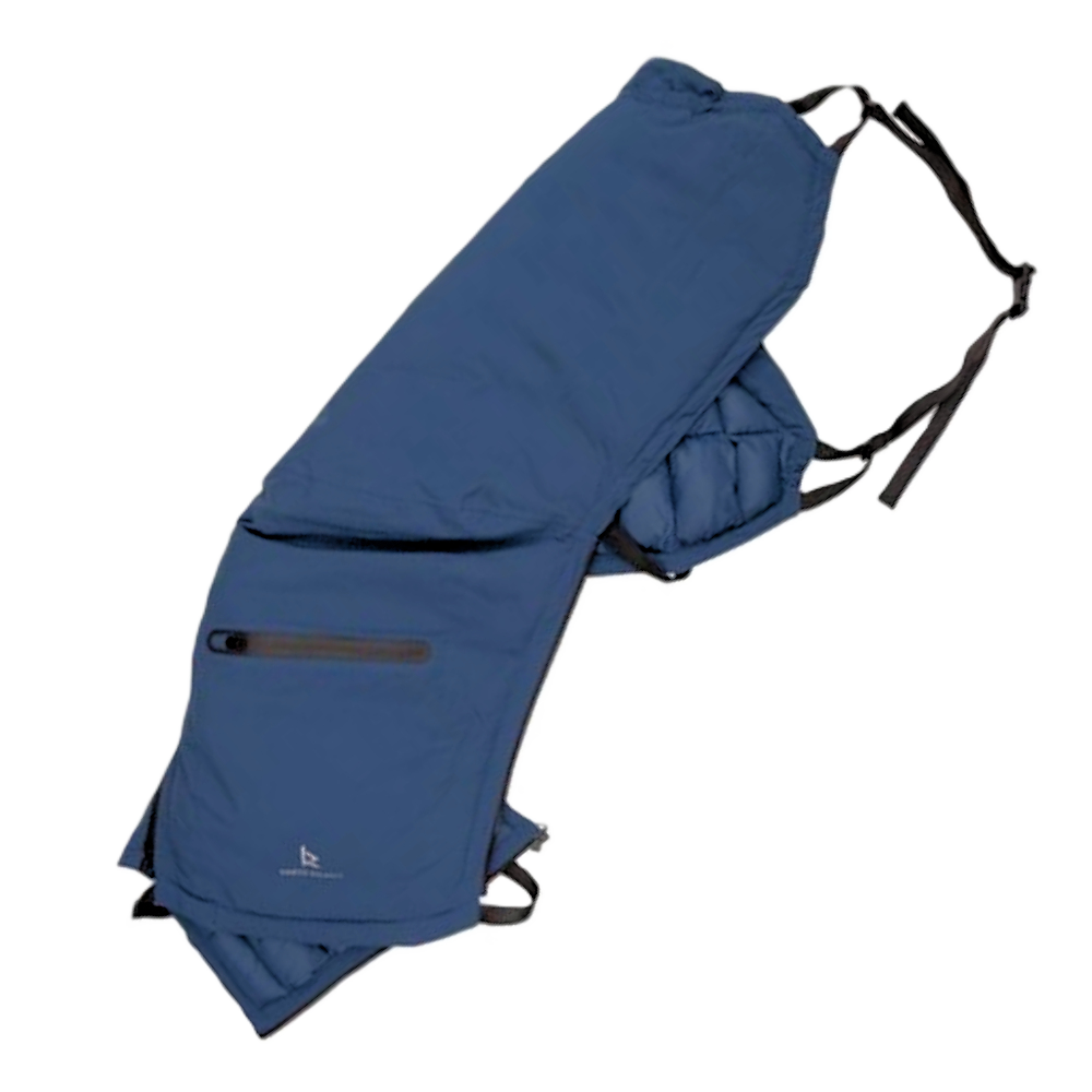 Raindek Parka in Blue laid flat