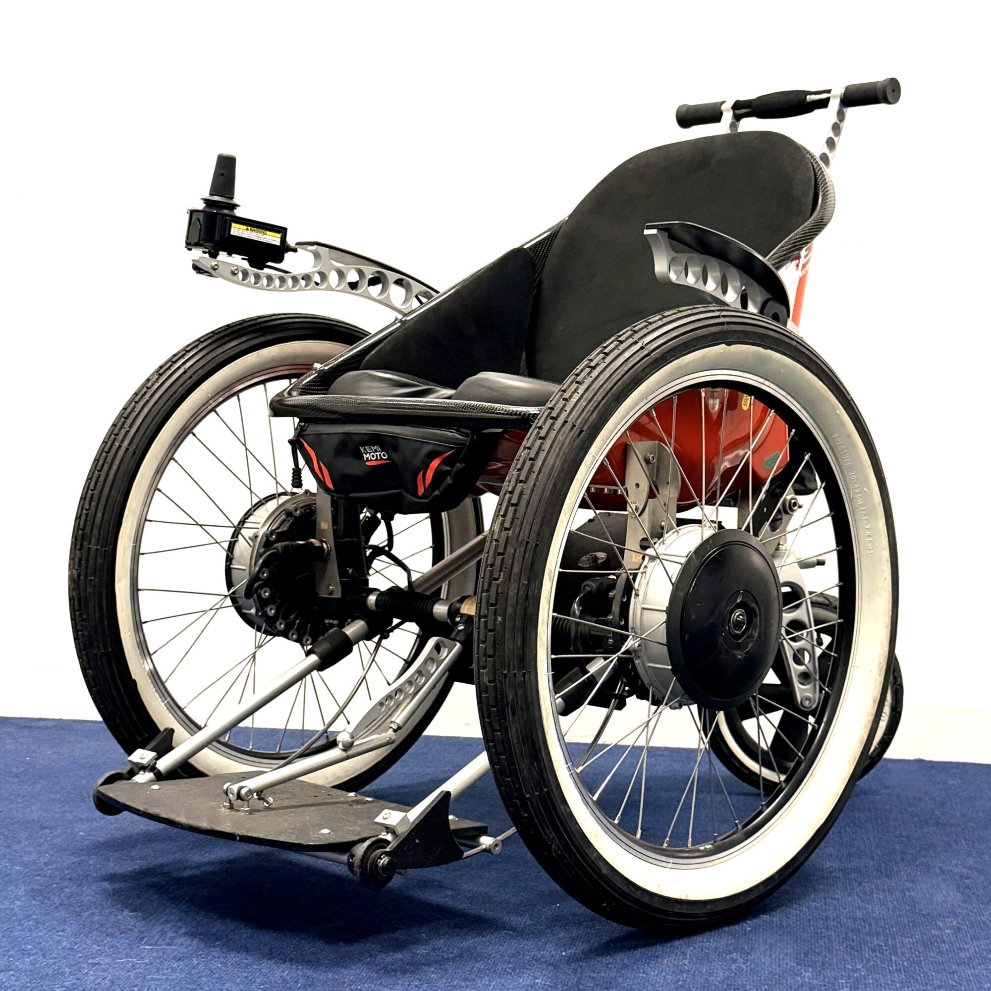 Trekinetic GTE MK3 All-terrain Powerchair with 19 inch red bucket seat
