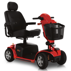 Colt Deluxe 2.0 Pride Mobility Scooter in red