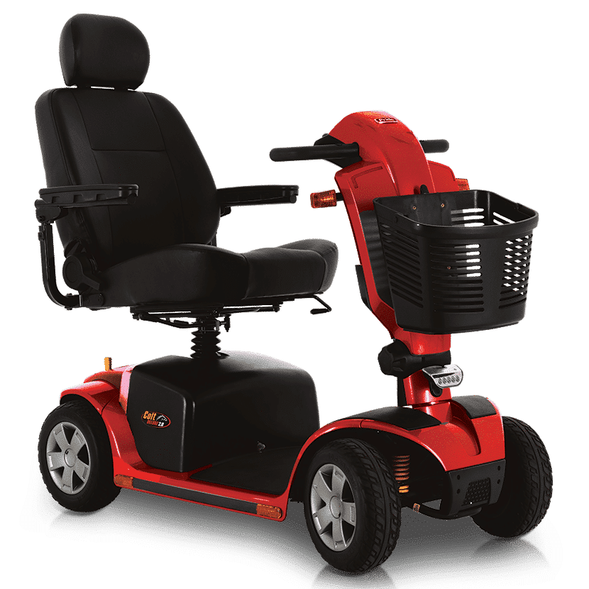 Colt Deluxe 2.0 Pride Mobility Scooter in red