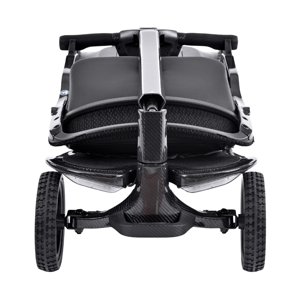 Sterling S50 Carbon Fibre Scooter - folded down front view
