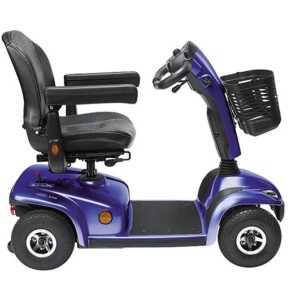 Leo mobility scooter in blue