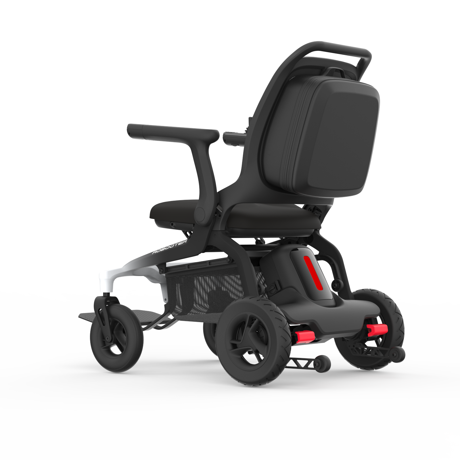 Rebooter E80 foldable portable wheelchair - rear view